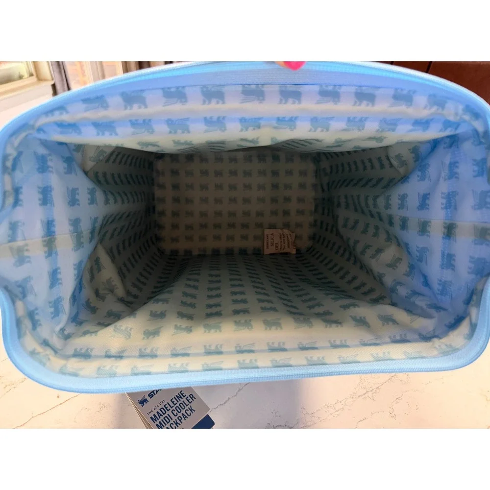 Stanley Madeleine Midi Cooler Backpack Azure Blue 14.8 QT 10-12990-007 NWT - Picture 7 of 11